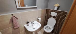 A bathroom at Apartman Alma