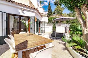 Patio nebo venkovní prostory v ubytování GC - Spacious flat in Golden beach Marbella