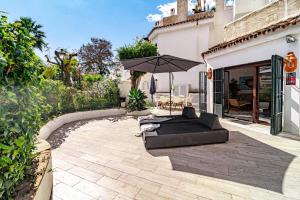 Zahrada ubytování GC - Spacious flat in Golden beach Marbella