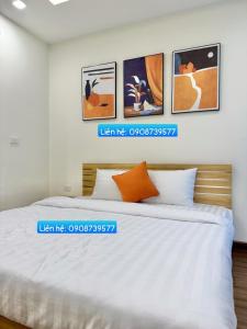 Katil atau katil-katil dalam bilik di FLC SEA TOWER Quy Nhơn Apartment - XP Căn Hộ Hướng Biển