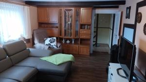 Posezení v ubytování Ferienwohnung Osterbrink