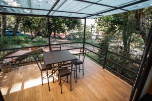 Aed väljaspool majutusasutust Cabañas Tonal Mesti