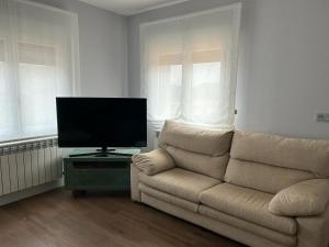 A television and/or entertainment centre at Casa La Rosada