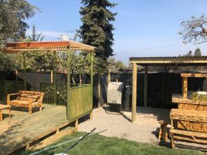 Κήπος έξω από το CABAÑA PARA RELAX EN OLMUE