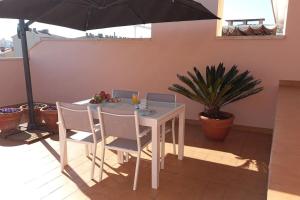 A patio or other outdoor area at Atico duplex en Malgrat de Mar