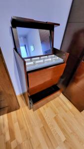 Posteľ alebo postele v izbe v ubytovaní Apartament Bystra Woda 28 z garażem