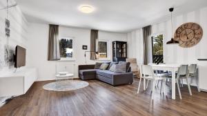 Posezení v ubytování Krušnohorské Stráně