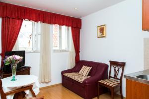 Posezení v ubytování Apartments Lepur