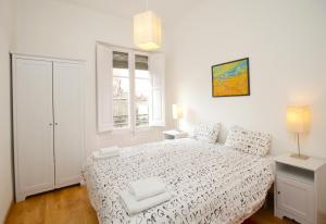Letto o letti in una camera di Gaudi Sagrada Familia