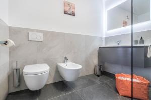 Kúpeľňa v ubytovaní Trojer Apartment 2 + 19 fotografií