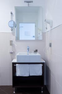 Koupelna v ubytování Hotel Centrale