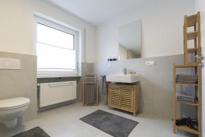 Ένα μπάνιο στο Ferienwohnung Am Sulzpark +16 φωτογραφίες