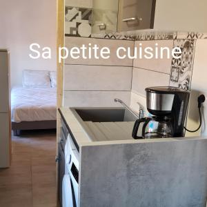 Kuchyňa alebo kuchynka v ubytovaní Le Studio de la République