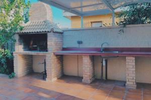 Balkon lub taras w obiekcie Luxury villa 20mts far from the sea