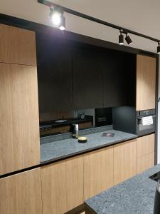 Kuchyň nebo kuchyňský kout v ubytování Apartament 3 Maja 4