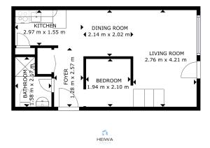Půdorys ubytování Superbe appartement avec piscine