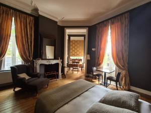 Posezení v ubytování B&B 't Kasteel & 't Koetshuys + 37 fotografií