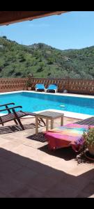 The swimming pool at or close to Montana Retreat