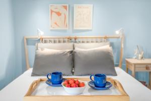 Posteľ alebo postele v izbe v ubytovaní SAGE lovely loft in the heart of Rethymno + 37 fotografií