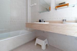 Koupelna v ubytování Casa Roan