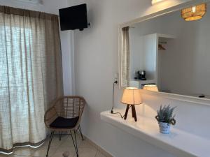 TV a/nebo společenská místnost v ubytování Hotel Chrisoula