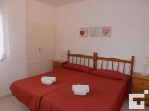 Postel nebo postele na pokoji v ubytování Apartamento Zafiro 28C - Grupo Turis