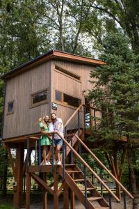 Hostia v ubytovaní Apartamenty wśród drzew River Park