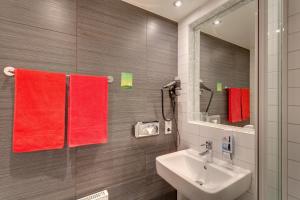 Koupelna v ubytování MEININGER Hotel Berlin Hauptbahnhof