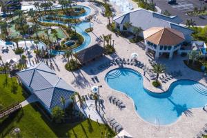 an aerial view of the water park at the resort at Amazing 6BR Villa @ Storey Lake Resort Near Disney in Kissimmee