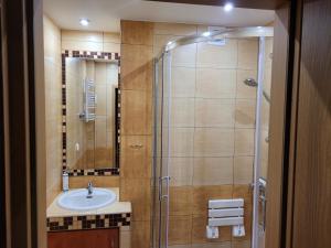 Kúpeľňa v ubytovaní Apartament Basztowa