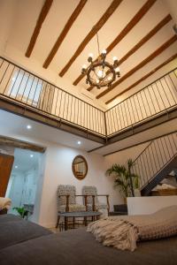 A seating area at Casa Severina
