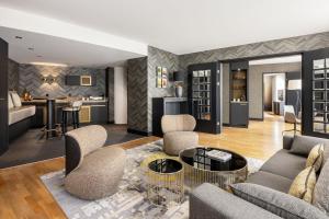 Istumisnurk majutusasutuses Basel Marriott Hotel