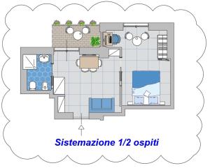 Floor plan ng Poly's House