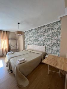 Postel nebo postele na pokoji v ubytování Hosteria Tajahierro + 37 fotografií