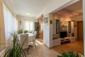 Kuchyň nebo kuchyňský kout v ubytování Apartment Nikolina