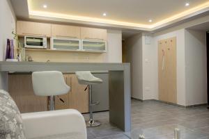 Η κουζίνα ή μικρή κουζίνα στο Gogolapartman Maros +10 φωτογραφίες