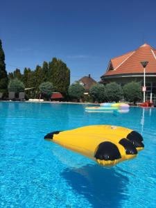 The swimming pool at or close to Helena Stúdió Apartman