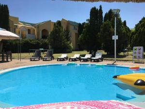 The swimming pool at or close to Helena Stúdió Apartman