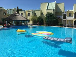 The swimming pool at or close to Helena Stúdió Apartman