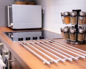 Η κουζίνα ή μικρή κουζίνα στο Luxury King Bed Near Old Trafford Stadium +15 φωτογραφίες