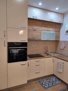 Apartman Andja的厨房或小厨房
