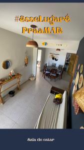 Katil atau katil-katil dalam bilik di Pousada Vila Dondom Praia em Luís Correia Piauí