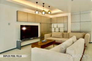 TV o dispositivi per l'intrattenimento presso Cube9 Resort & Spa 큐브9 리조트 & 스파