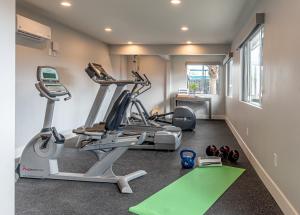 Fitness centrum a/nebo fitness zařízení v ubytování Onsen Hotel and Spa