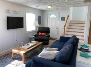 Χώρος καθιστικού στο Townhouse A, Ocean Road, Point Judith