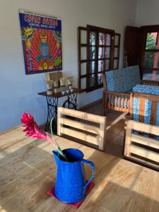 Istumisnurk majutusasutuses La Casa de Cafe Bed and Breakfast