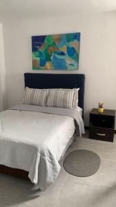 Cama o camas de una habitación en Apartamento 302 con WIFI en el norte de Cali