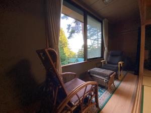 Posezení v ubytování 富士山を望むプレミアムヴィラ Borealis BBQ設備有