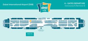 Certifikát, hodnocení, plakát nebo jiný dokument vystavený v ubytování sleep 'n fly Sleep Lounge, A-Gates Terminal 3 - TRANSIT ONLY