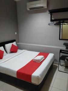 Postel nebo postele na pokoji v ubytování HOTEL AVATARR